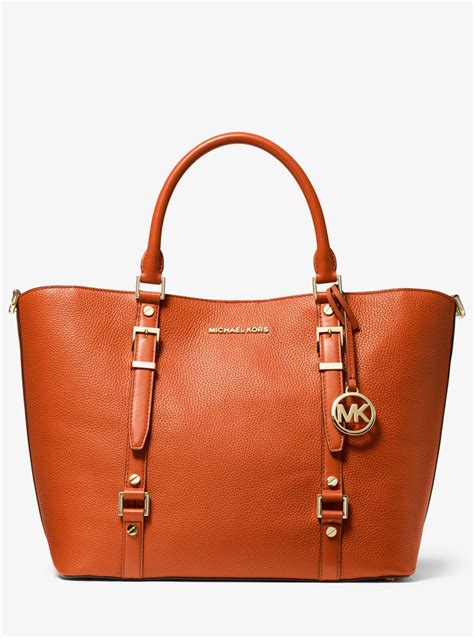 michael kors bedford tote bag|michael kors pebble leather tote.